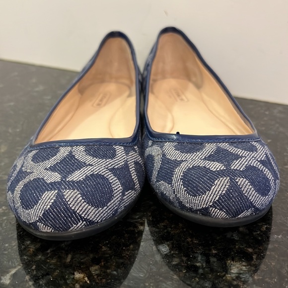 Coach monogram ballet flats, Adessa, size 6.5 - Picture 3 of 11
